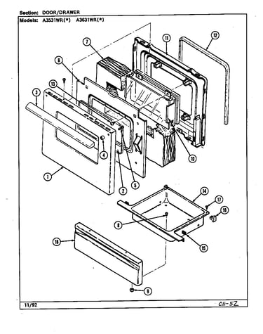 Door/drawer (a3531wr)