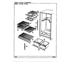 Norge NT177MA shelves & accessories diagram