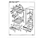 Maytag NT218MW/DD71A shelves & accessories diagram