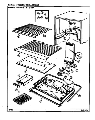 Freezer compartment