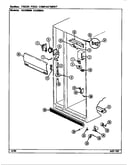 Fresh food compartment (ns208mw/dr06a) (ns208ma/dr07a)