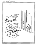 Shelves & accessories (ns208mw/dr06a) (ns208ma/dr07a)
