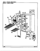 Freezer compartment (ns208mw/dr06a) (ns208ma/dr07a)