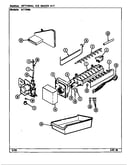 Optional ice maker kit