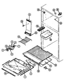 Freezer compartment (nt173ma/dc24a) (nt173ma/dc24c) (nt173mw/dc23a) (nt173mw/dc23c)
