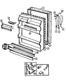 Fresh food door (nt173ma/dc24a) (nt173ma/dc24c) (nt173mw/dc23a) (nt173mw/dc23c)
