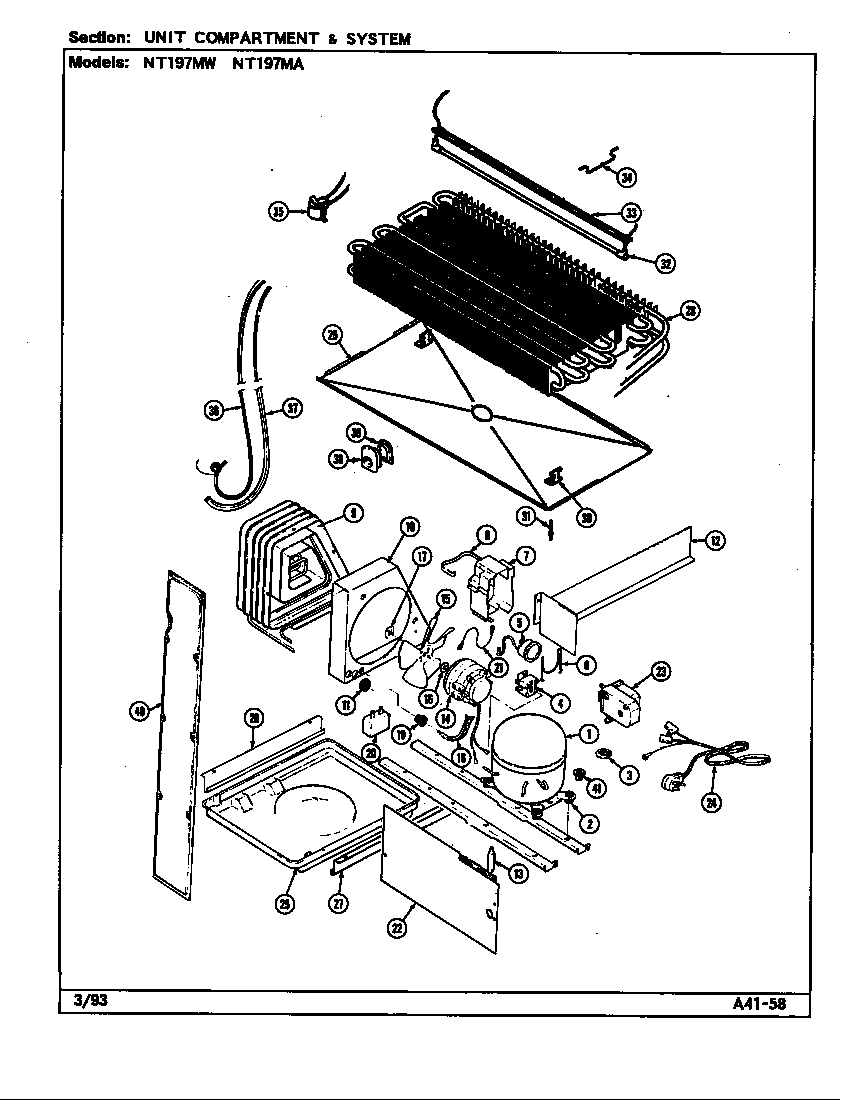 Unit compartment & system