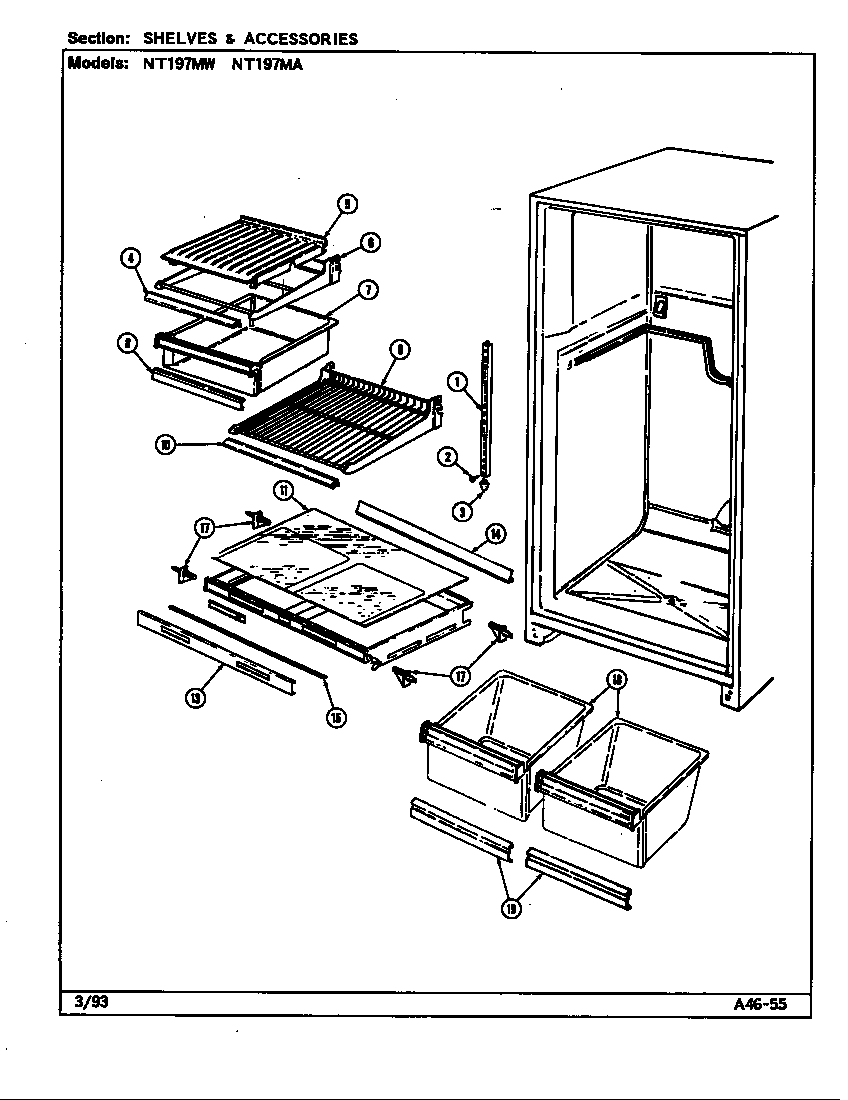 Shelves & accessories