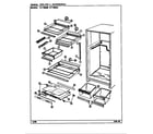 Norge NT198MW shelves & accessories diagram