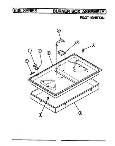 Burner box assy. (pilot ignition)
