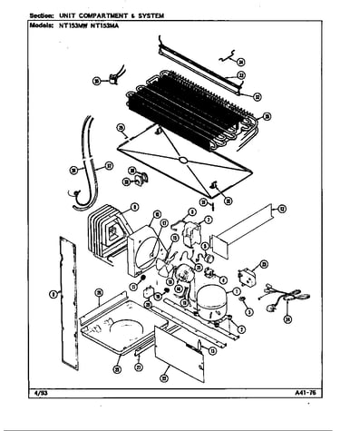 Unit compartment & system (nt153ma/dc01a) (nt153ma/dc01b) (nt153ma/dc02a) (nt153mw/dc01a) (nt153mw/dc01b)