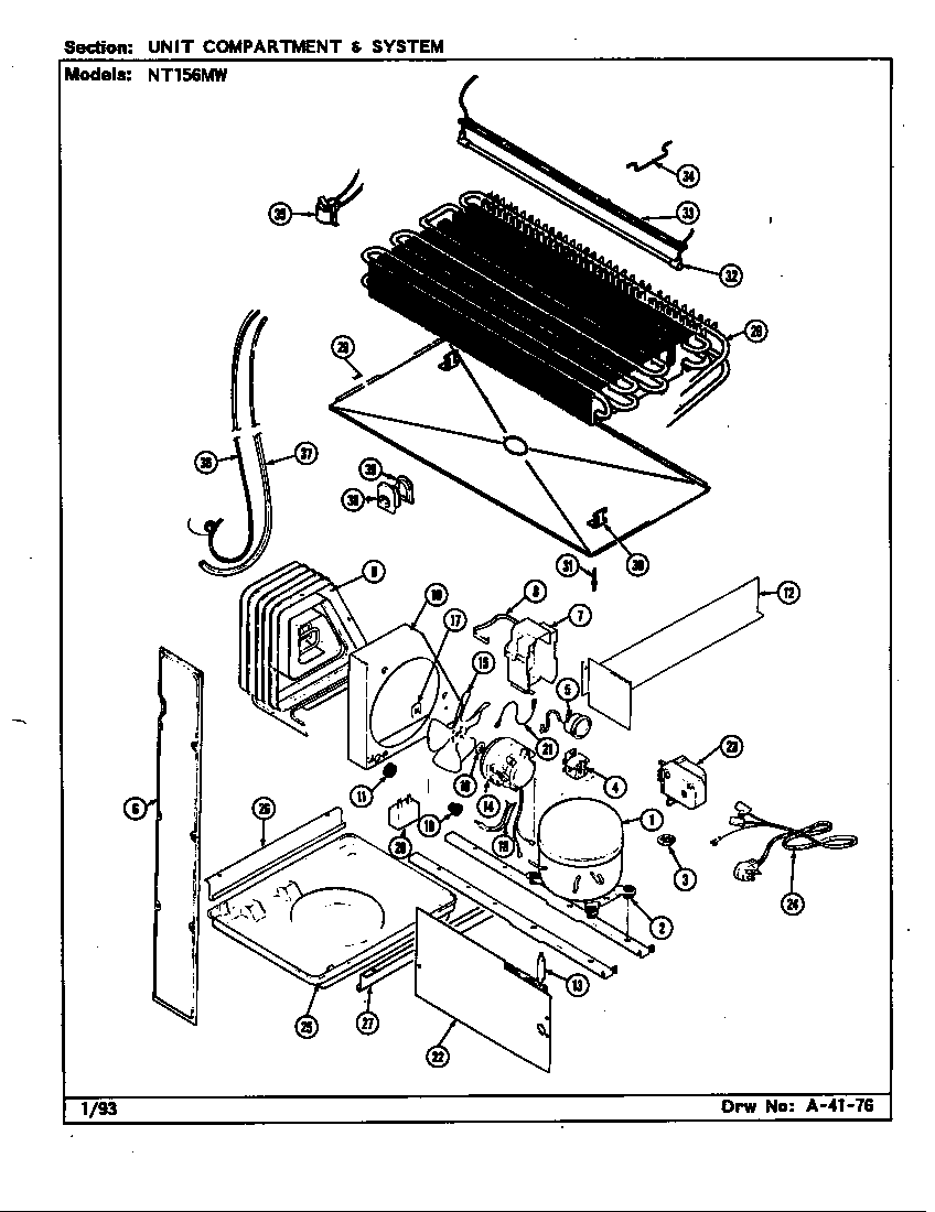 Unit compartment & system
