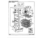 Norge CNNS208KA/AP06B freezer compartment diagram