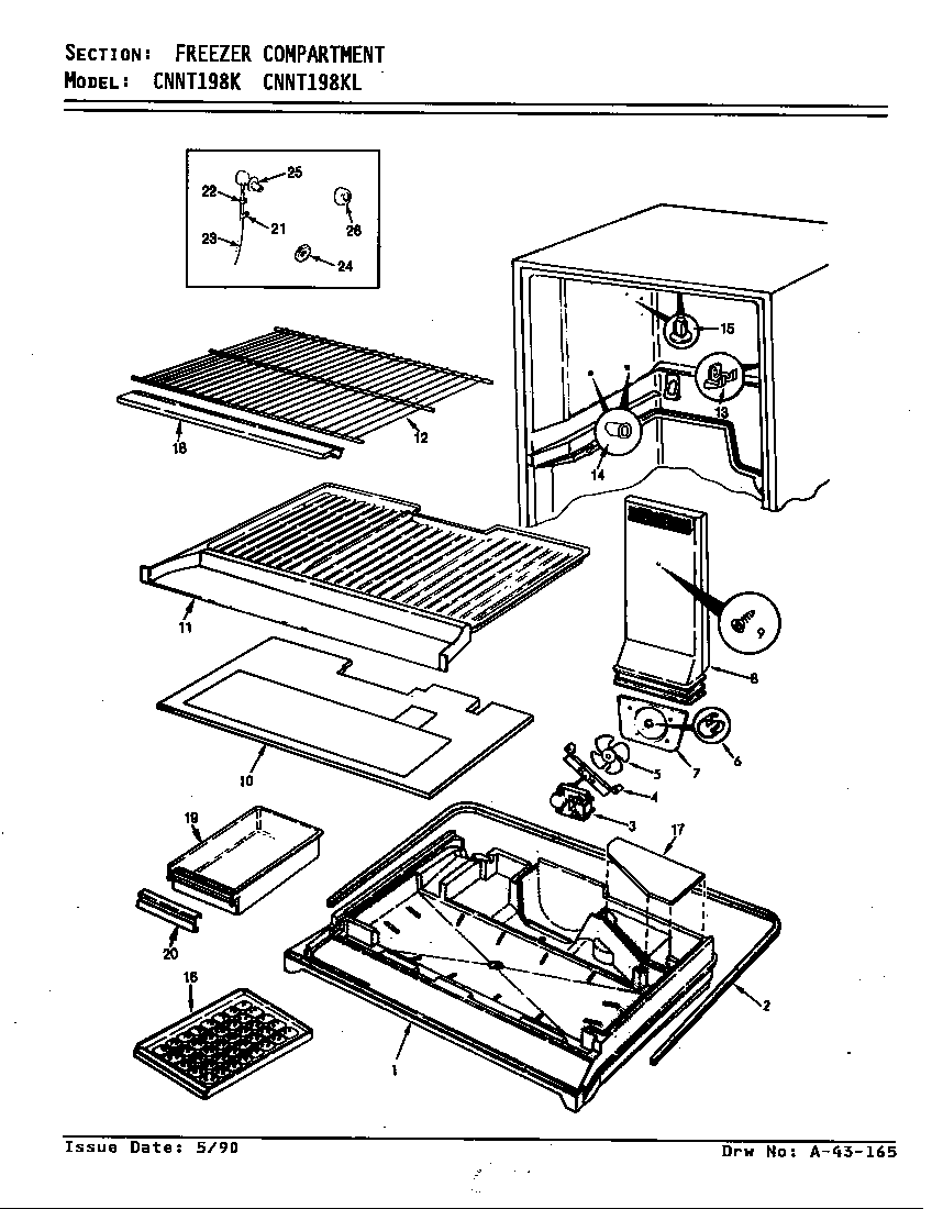 Freezer compartment
