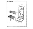 Maytag NT155MA/DC04B shelves & accessories diagram
