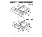 Magic Chef 51FN-1KX broiler drawer diagram