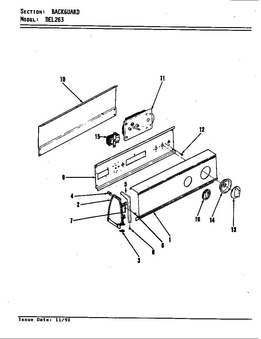 Control panel (rev. a-d)