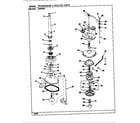Norge LWM204HC transmission & related parts diagram