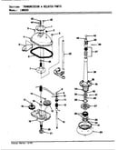 Transmission & related parts (wht) (lwm205w)