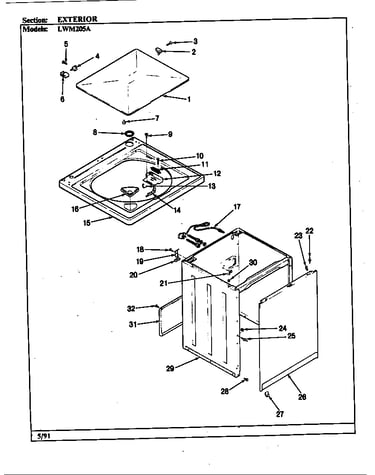 Exterior (alm) (lwm205a)