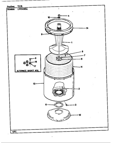 Tub (alm) (lwm205a)
