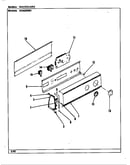 Control panel (rev. a)(wht) (dgm205wc)