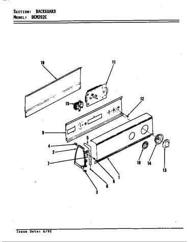 Control panel (rev. a-d)