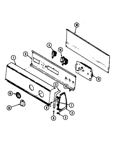 Control panel (rev. e) (dgm202a) (dgm202w)
