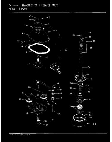 Transmission & related parts (rev. a-d)