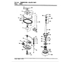 Norge LWM204W transmission & related parts (rev. e-f) diagram