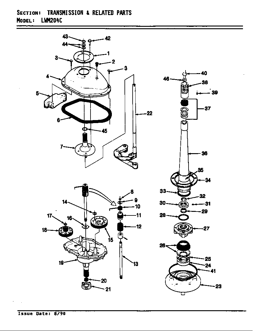 Transmission & related parts