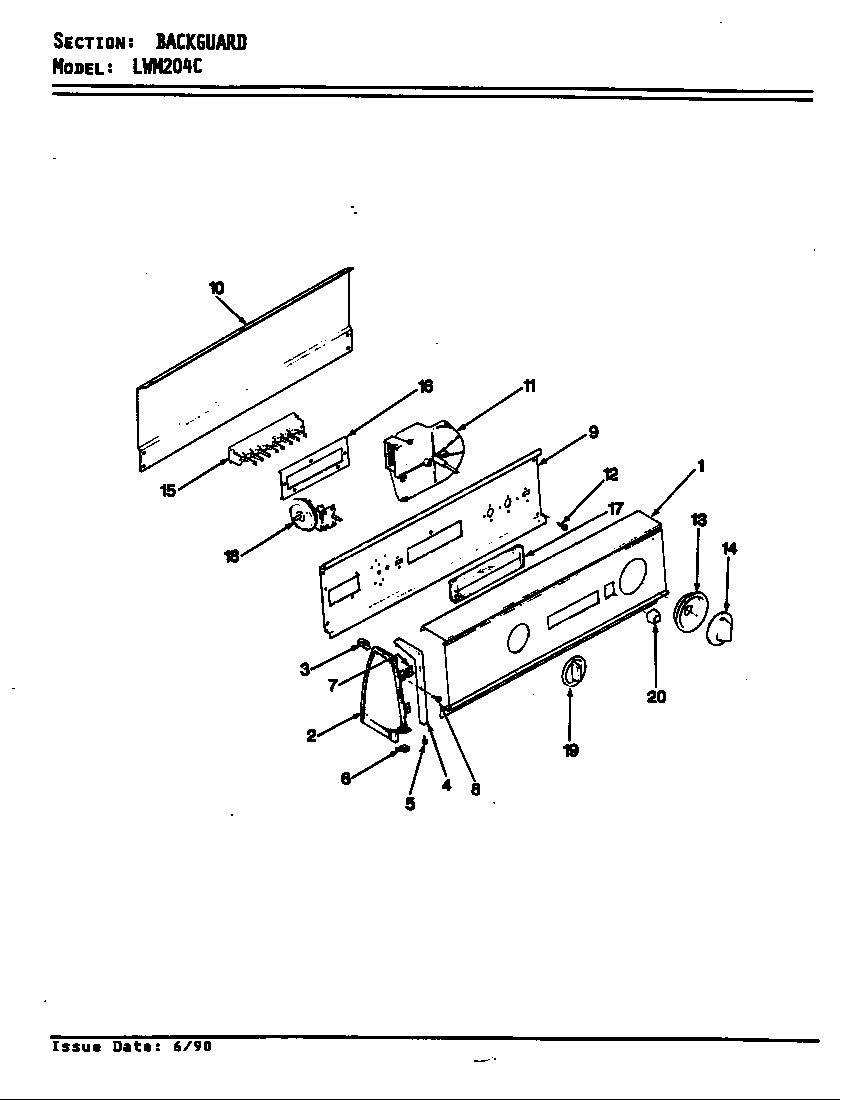 Control panel