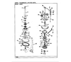 Norge LWM204A transmission & related parts (rev. g-l) diagram