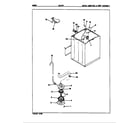 Norge LWL253W water carrying & pump assy. (rev. e-f) diagram