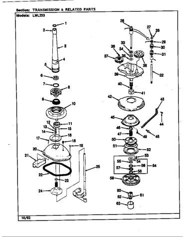Transmission & related parts (rev. g-l)