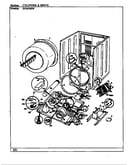 Cylinder & drive (white) (dgm205w)