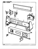 Control panel (wht) (dgm205w)