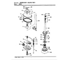 Norge LWM201H transmission & related parts diagram