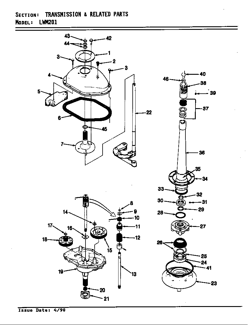 Transmission & related parts