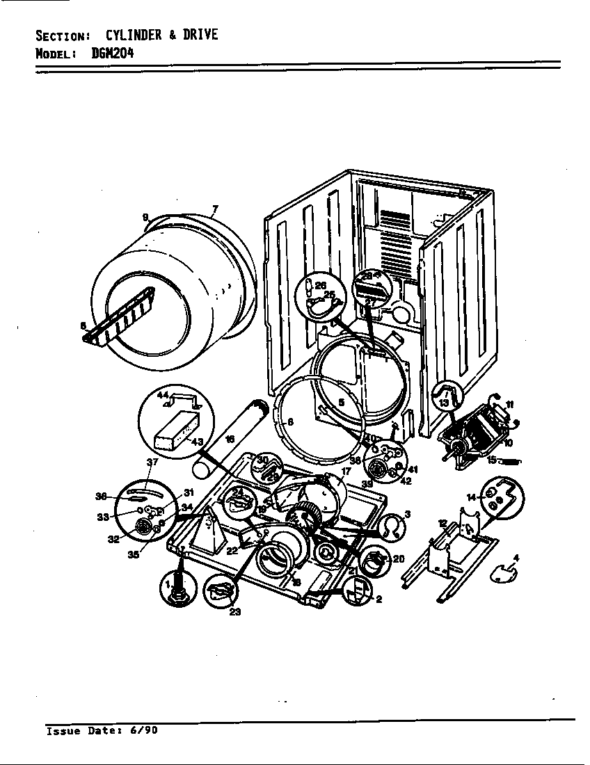 Cylinder & drive (rev.a-d)