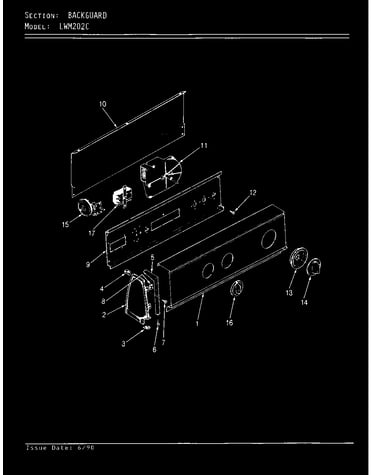 Control panel (rev. a-d)