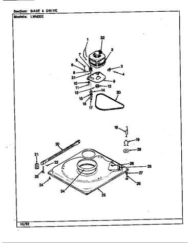 Base & drive (rev. h-m)