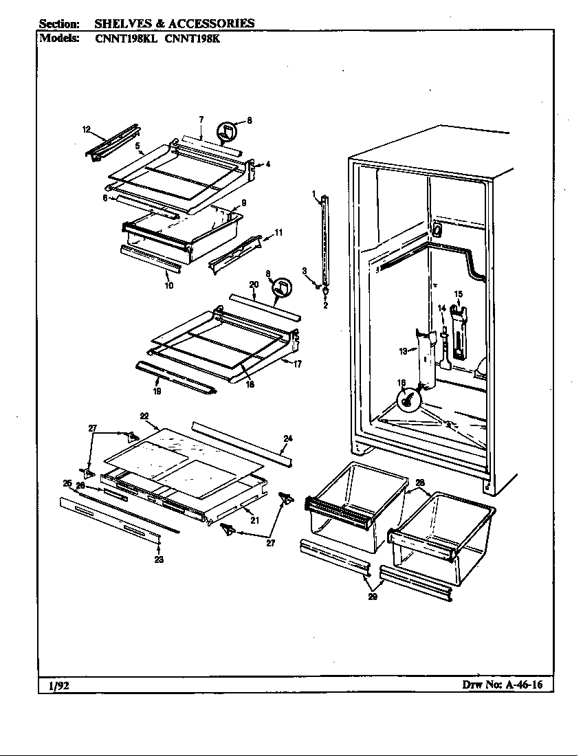 Shelves & accessories