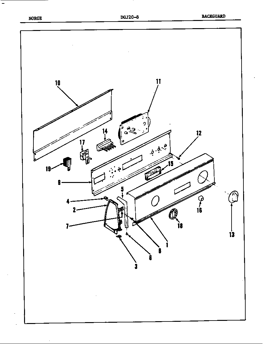 CONTROL PANEL (ORIG. REV. A-B)