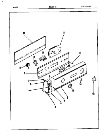 Control panel (orig. rev. a-b)
