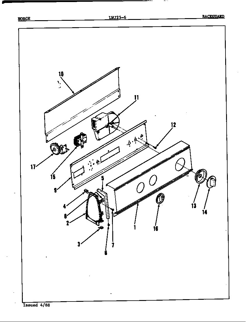 CONTROL PANEL (ORIG. REV. A)