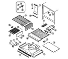 Magic Chef RB213TM freezer compartment diagram