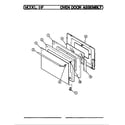 Magic Chef 51FK-2KLX-ON door diagram