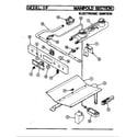Magic Chef 51FN-2KW-BS manifold section diagram