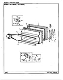 Freezer door (nnt199kac/cc69a) (nnt199kwc/cc68a)